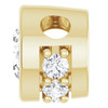 14K Yellow 1/4 CTW Natural Diamond Hidden Halo Pendant 