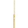 14K Yellow 1/6 CTW Natural Diamond Heart 18" Necklace