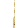 14 Karat Yellow Gold Natural Diamond Branch Necklace 1/6 CTW, 18 Inch - $1,463