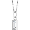 Sterling Silver Natural Diamond Bezel to Set Necklace 3/8 CT, 16-18 Inch - $4,287