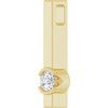 14K Yellow 1/10 CTW Natural Diamond Bar Pendant
