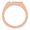 14K Rose 1/3 CT Lab-Grown Diamond Ring