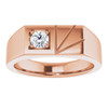 14K Rose 1/3 CT Lab-Grown Diamond Ring