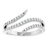 Sterling Silver 1/5 CTW Natural Diamond Bypass Ring