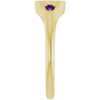 14K Yellow Engravable Natural Amethyst Signet Ring