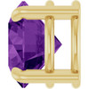 14K Yellow 8 mm Natural Amethyst Pendant