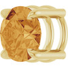 14K Yellow 6.5 mm Natural Citrine Pendant