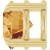 14 Karat Yellow Gold 6.5 mm Natural Citrine Pendant