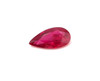 Pear 1.6 carats Red Ruby, 9.64 x 5.84 x 3.54