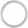 14 Karat White Gold .07 Carat Natural Diamond Band Size 7.5