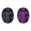 1.08 Carat Strong Change Very Rare AlexandriteFine Gem, Oval Shape, 6.76 x 5.14 x 3.6 mm, Gubelin Cert