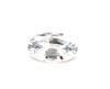 Oval 2.35 carats White Sapphire, 9.38 x 7.15 x 4.49