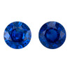 1.21 Carat Blue Sapphire Gemstone, Round Shape, 4.9 mm