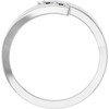 Sterling Silver .02 CTW Natural Diamond Ring