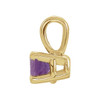 14K Yellow 3 mm Natural Amethyst Pendant