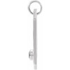 Sterling Silver Natural Black Spinel & .01 CTW Natural Diamond Aquarius Constellation Pendant