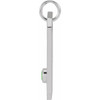 Sterling Silver Natural Green Chrysoprase & .01 CTW Natural Diamond Libra Constellation Pendant