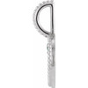 Sterling Silver Natural Blue Zircon & .0025 CTW Natural Diamond Scorpio Charm/Pendant