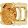 14K Yellow 5.5 mm Natural Citrine Pendant