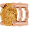 14K Rose 5.5 mm Natural Citrine Pendant