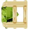 14 Karat Yellow Gold 5.5 mm Natural Peridot Pendant