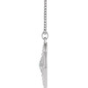 Sterling Silver Natural Tsavorite Garnet Compass 20" Necklace