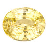 5.56 Carat Gem Pure Yellow Sapphire Stone, No Heat GIA Certified, Oval Shape, 11.41 x 9.15 x 6.43 mm