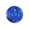 1.70 Carat Fine Blue Sapphire Ring Gem, Round Cut,  7.2 mm
