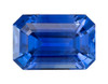 Low Price on Blue Sapphire Gem in Emerald Cut, 7 x 4.7 mm in Gorgeous Vivid Rich Blue, 1.16 carats