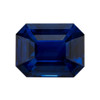 3.12 Carat Fine Blue Sapphire Ring Gem, Octagon Cut,  8.82 x 6.89 x 5.09 mm, GIA Report