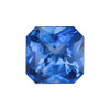 1.6 Carat Fine Blue Sapphire Ring Gem, Radiant Cut, 6.2 x 6.1 mm