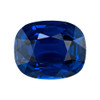 3.09 Carat Blue Sapphire No Heat Stone, GIA Certified, Cushion Shape, 9.25 x 7.55 x 4.67 mm