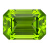 4.66 Carat Green Peridot Gem, Octagon Cut, 11.6 x 8.1 mm