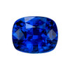 2.30 Carat Vivid Royal Blue Sapphire Gemstone, Cushion Shape, 8.2 x 6.7 mm
