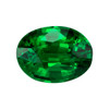 2.07 Carat Green Garnet Tsavorite Gem, Oval Cut, 9 x 6.7 mm