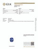 5.52 Carat Vivid Blue Sapphire Gemstone, Cushion Shape, 10.76 x 8.95 x 6.35 mm, GIA Certified