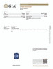 5.10 Carat Pretty Vivid Blue Sapphire Gemstone, Octagon Cut, 11.25 x 8.59 x 5.68 mm, GIA Cert