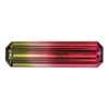 7.68 Carat Super Gem Bicolor Tourmaline Gemstone, Long Octagon Cut, 25.3 x 6.8 mm