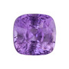 3.02 Carat Lilac Purple Sapphire Gem, Cushion Shape, Not Heated, GIA Cert,  7.76 x 7.58 x 5.61 mm