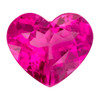 3.71 Carat Perfect Ring Stone Natural Pink Tourmaline Heart Cut Loose Gemstone 9.6 x 11.2mm
