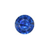 0.38 Carat Gem Blue Sapphire Stone, Round Shape, 4.5 mm Size