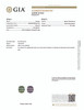 1.66 Color Change Alexandrite Stone with GIA Cert, Cushion Shape, 6.87 x 6.16 x 4.35 mm