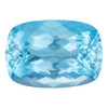 10.73 Carat Vivid Blue Aquamarine Loose Gemstone, Cushion Shape 17 x 11.9 mm Size