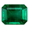 4.75 Carat Vivid Green Emerald Loose Gemstone, Octagon Shape, 11.7 x 9.2 mm Size