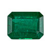 2.76 Carat Vivid Green Emerald Loose Gemstone, Octagon Shape, 9.1 x 7 mm Size