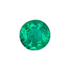 0.49 Carat Vivid Green Emerald Loose Gemstone, Round Shape 5 x 5 mm Size