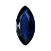 1.34 Carat Vivid Blue Sapphire Loose Gemstone, Marquise Shape 10.2 x 5 mm Size