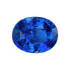 2.1 Carat Vivid Blue Sapphire Loose Gemstone, Oval Shape 8.34 x 6.6 x 4.51 mm Size