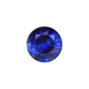 0.43 Carat Vivid Blue Sapphire Loose Gemstone, Round Shape 4.6 x 4.6 mm Size