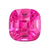 Perfect Gem Spinel 3.16 Carats, Mahenge Neon Pink, GIA Certed,  Cushion 8.09 x 7.96 x 6.26 mm